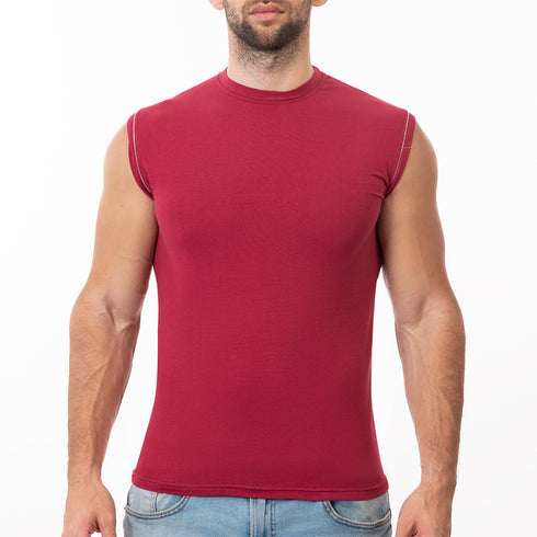Pack of 3 Men Sleeveless Crew-Neck
