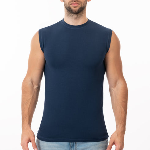 Pack of 3 Men Sleeveless Crew-Neck