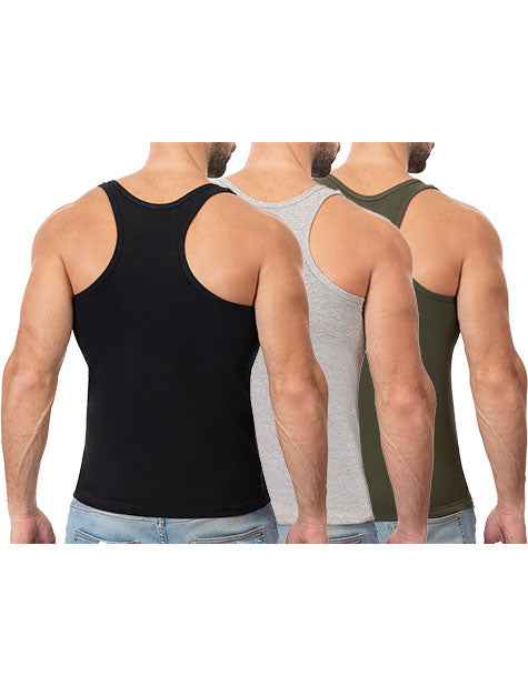 Pack of 3 Men Tank-Top Sports X