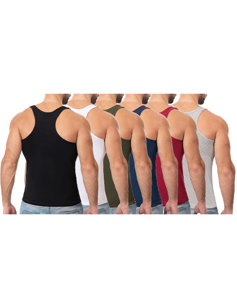 Pack of 6 Men Tank-Top Sports X