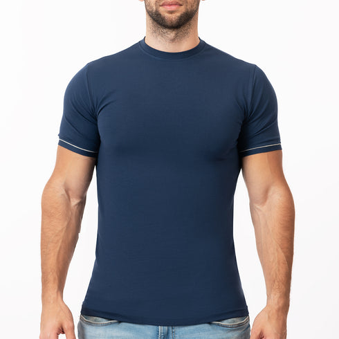 Pack of 3 Men Half Sleeve Crew-Neck
