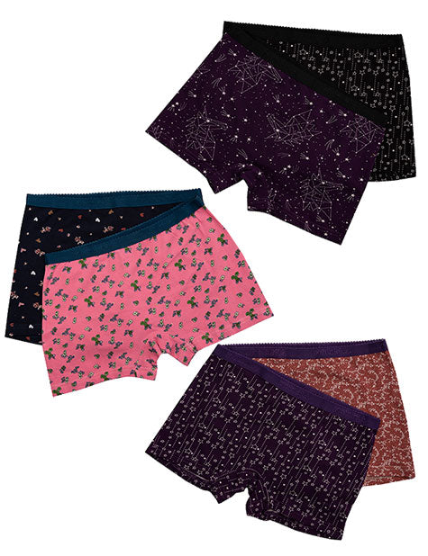 Pack of 6 Women Short