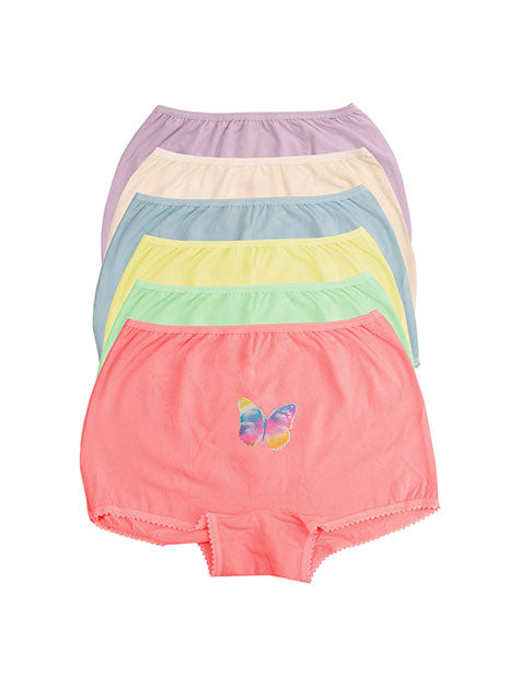 Pack of 6 Girls Printed Short