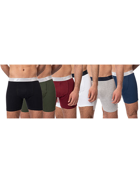 Pack of 6 Men Long Boxer