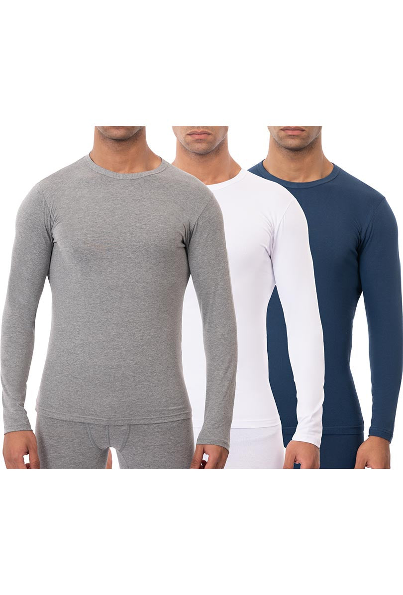 Men Thermal LongSleeve Undershirt x3 Forma