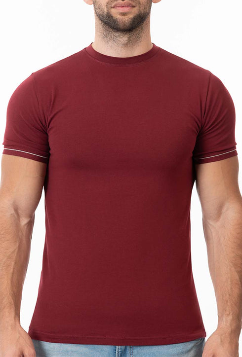Pack of 6 Men Half Sleeve Crew-Neck