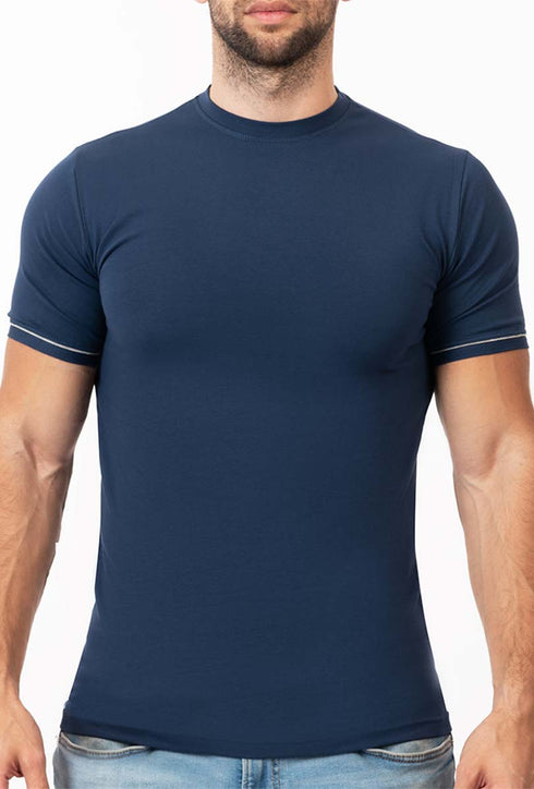 Pack of 6 Men Half Sleeve Crew-Neck