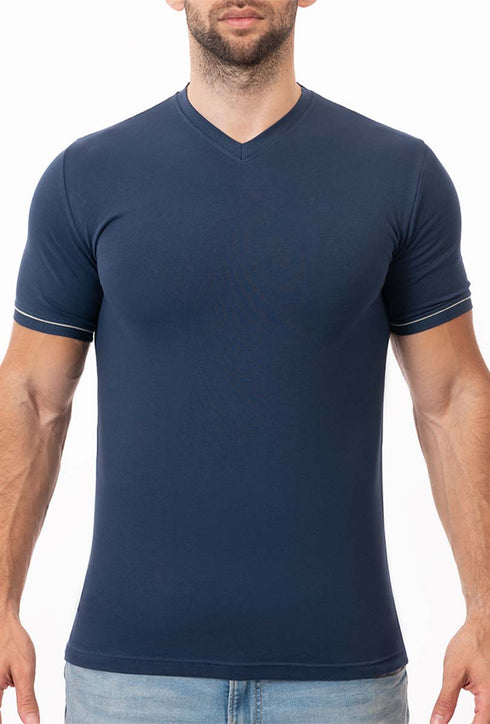 Pack Of 6 Men Half Sleeve V-Neck