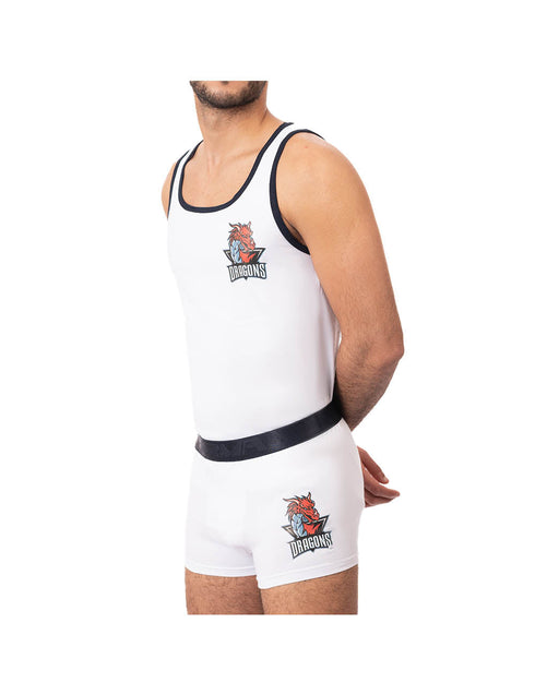 طقم بوكسر مطبوع ليكرا رجالي